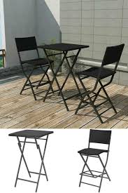 Patio Dinning Set High Bar Table Chairs Stools 3 Seater Folding Rattan Outdoor F Patio Dining Set Outdoor Furniture Chairs Rattan Corner Garden Furniture