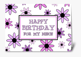 Maybe you would like to learn more about one of these? Niece Birthday Card Pretty Flowers Greeting Card Thank You My Niece Hd Png Download Kindpng
