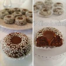 Gateaux Aux Sesames Et Caramel Les Delices De Sarimen Gateau Algerien Sans Cuisson Gateau Oriental Sans Cuisson Gateau Sans Cuisson