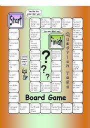 Start to think about and sketch what the final board, pieces, cards and box might look like. Question Words Board Game Esl Worksheet By Perma
