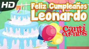 7 gif de oso para feliz cumpleaños! Feliz Cumpleanos Leonardo Canticuentos Youtube