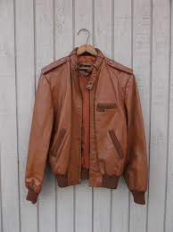 1980s Original Vintage Members Only Leather Jacket Men S Size 40 Carmel Brown Moto Jacket Europe Craft Rare Color Wear Markings Leather Jacket Men Jackets Brown Moto Jacket