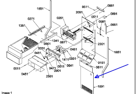 2396 x 1521 png 197 кб. I Have An Amana Fridge Freezer Model Srd522ve And I Have No Water Running To The Dispenser Or Ice Being Made I Also