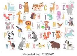 There's a panda, a zebra, . Alphabet Animals Images Stock Photos Vectors Shutterstock
