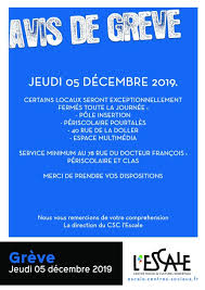 Grève du 5 décembre 2019. Greve Du 5 Decembre Prenez Vos Precautions Robertsau Eu