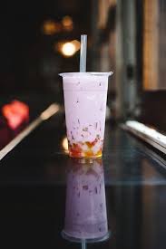 Zhēn zhū nǎi chá, 波霸奶茶; Taro Bubble Tea With Rainbow Jelly Bild Von Jewel Box Cafe Seattle Tripadvisor