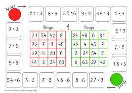 Die schüler erhalten grundwissen zur farblehre (hauptfarben & komplementärfarben), sollen sich langsam an das thema zeichnen herantasten und sich mit der wirkung von farben. Lernstubchen Bingo Einmaleins Fur Die Folgen 3 6 Und 9 4