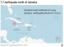 In the past 150 years, the region has experienced 22 earthquakes of a magnitude six or. Powerful Earthquake Strikes Between Jamaica And Cuba Abc News