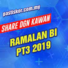 Ini kerana peperiksaan pt3 adalah satu peperiksaan yang masih baru lagi formatnya. Soalan Ramalan Bahasa Inggeris Pt3 2019 Pt3 Exam Tips 2021 Pasti Skor