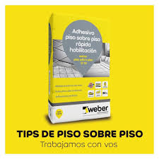 Weber Piso Sobre Piso 12hs Es Un Adhesivo Para La Colocacion De Piezas Ceramicas De Baja Media Y Alta Absorcion Sobre Ceramic Adhesivo Pisos Saint Gobain