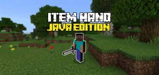 This addon don't add features like all others mods, i wanted to make a nostalgic mod, where you can take your time to play your game and don't run like in our actual versions. Java Edition Item Hand Minecraft Pe Texture Packs
