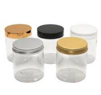 100ml 200ml 350ml 400ml 450ml Easy Open Pet Plastic Jar with Screw Pull  Ring Lid Clear Plastic Cans Sealed Jar for Food Packing