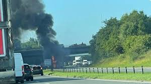 The a1(m) at bowburn, near durham, remains closed to traffic following a crash in which three people died. Durham A1 Motorway Crash Police Report Fatalities Bbc News