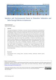 Take a look at the tv premiere dates 2021 calender and check back as more … Pdf Injustice And Environmental Harm In Extractive Industries And Solar Energy Policies In Indonesia