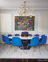 Color Crush Cobalt Blue Is The Hottest Hue Right Now Dining Room Blue Dining Room Colors Dining Room Small
