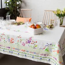 Floral Border Tablecloth Tablecloths Napkins Tableware Zara Home Canada