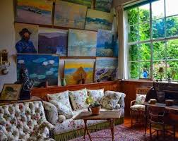 Monets Atelier In Giverny French Country Interiors Country Interior Giverny