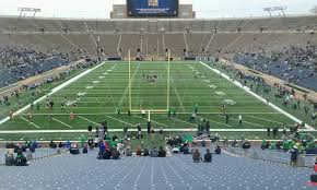 Basilica of the sacred heart. Notre Dame Stadium Section 1 Home Of Notre Dame Fighting Irish