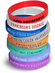 According to the canadian cancer society, an estimated 7,100 canadians were diagnosed with thyroid cancer. Awareness Wristbands Personalized Color Bracelets