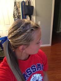 Pin By Lindsay Wilbanks On Makeup And Hair Soccer Hair Sports Hairstyles Sporty Hairstyles