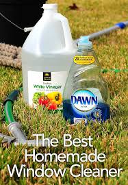 After soaping, rinse with cold water using a garden hose or a separate bucket of water. The Best Window Cleaner Ever