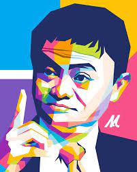Jack Ma Poster Art Print By Namrahc Kunatip Displate Print Artist Pop Art Poster Prints