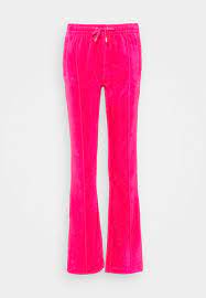 Juicy couture velour track pants. Juicy Couture Tina Track Jogginghose Pink Glo Pink Zalando De