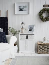Chests of drawers typically store folded clothing in a bedroom. Living Room Furniture White New England And Coastal Style