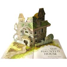 Pop Up Book A Visit To The Haunted House By Hallmark Vintage Halloween By Arlene Noel Pop Up Book Pop Up Art Pop Up