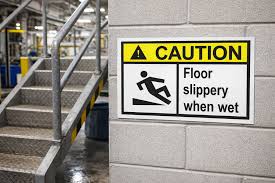 Caution: Floor Slippery When Wet Safety Sign| Safety Sign Online