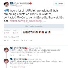 Update Most Korean Music Sites Except Melon Do Not Count