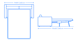 How to assemble ikea two seat sofa bed backabro. Ikea Vimle Sleeper Sofa 2 Seater Dimensions Drawings Dimensions Com