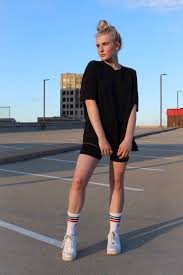 Pin By Claire Slocum On My Actual Closet Black Biker Shorts Biker Shorts Outfit Short Outfits