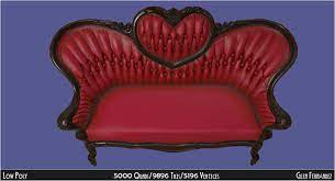 Antique Victorian Love Seat Sofa Furniture 3D Model $10 - .fbx .ma .unknown  .obj - Free3D