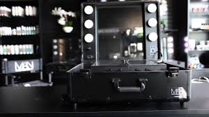 studio makeup case with led lights