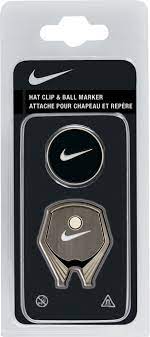 Nike Hat Clip And Ball Marker Silver Black Ball Markers Nike Hat Hat Clips
