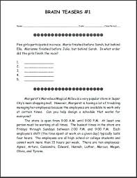 Puzzles for kids and brain teasers for adults. Printable Brain Games Pdf Search For A Good Cause