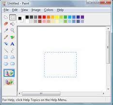 use tools and make pictures with windows paint