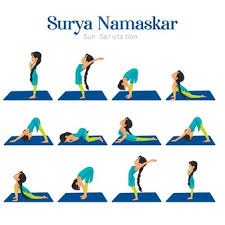 We find variant chants for surya namaskar in the books called vedas (c. Premium Vector Yoga Poses In Concept Of Yoga Sun Salutation C In Flat Design For International Yoga Day