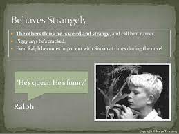 The novel, lord of the flies, deals immensely with characterization and symbolism. Simon Character Notes Lord Of The Flies