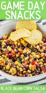 Black Bean And Corn Salsa Recipe Southern Living Game Day Snacks Just Got Better When You Include This Black Bean Corn Salsa Recipe On The Menu Celebrate Yo In 2020 Corn Salsa Black Bean Corn Salsa Corn Salsa Recipe
