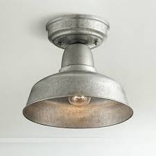Urban Barn 10 1 4 W Galvanized Steel Outdoor Ceiling Light 4j462 Lamps Plus Outdoor Ceiling Lights Galvanized Light Galvanized Decor