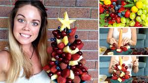 The spectacular diy fruit christmas tree and wreath. How To Make A Fruit Xmas Tree Raw Nourishment Youtube