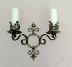 See more ideas about wrought iron candle holders, iron wall, iron candle holders. Wrought Iron Candle Wall Sconce Holder Double Large H Weight Ebay