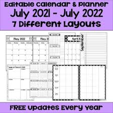The calendar downloads are also compatible with google docs and open office. Printable Calendars Worksheets Teachers Pay Teachers
