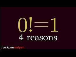 Why Zero Factorial Is 1 Math Memes Studying Math Math Jokes