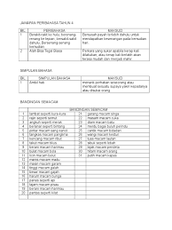 Bisa di peribahasa itu bukan berarti racun? Jawapan Peribahasa Tahun 4