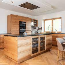 kuche aus ulmenholz kuche holz modern haus kuchen innenarchitektur kuche