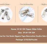Zipper Slider Pullers | 3 Double Zipper Pullers | Zipper ...