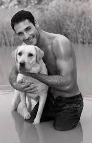 Raoul Bova Italian Actor Hunk Du Jour Raoul Bova Man And Dog Italian Men